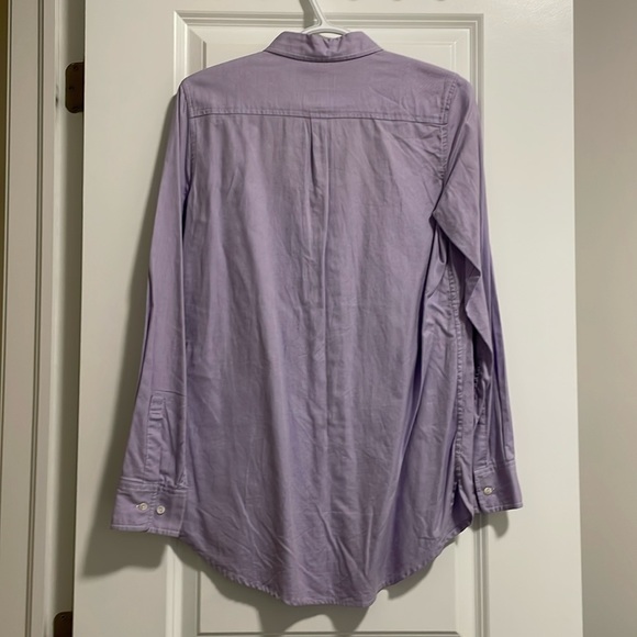 TALULA Boyfriend Fit Purple Shirt - Picture 2 of 2